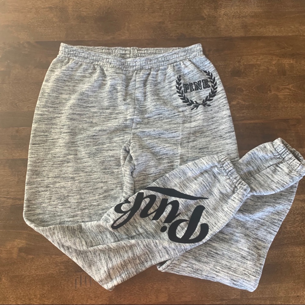 Pink Grey Sweatpants